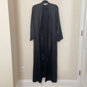 Black Victoria’s Secret long kimono robe